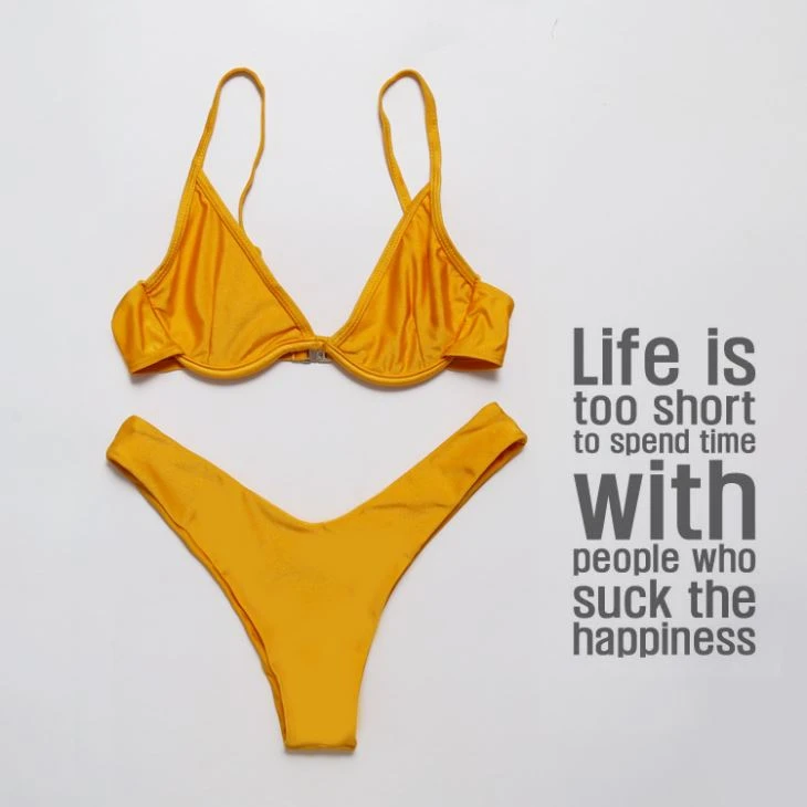 2018 New Stripe Sexy Women Bikini Brazilian Set