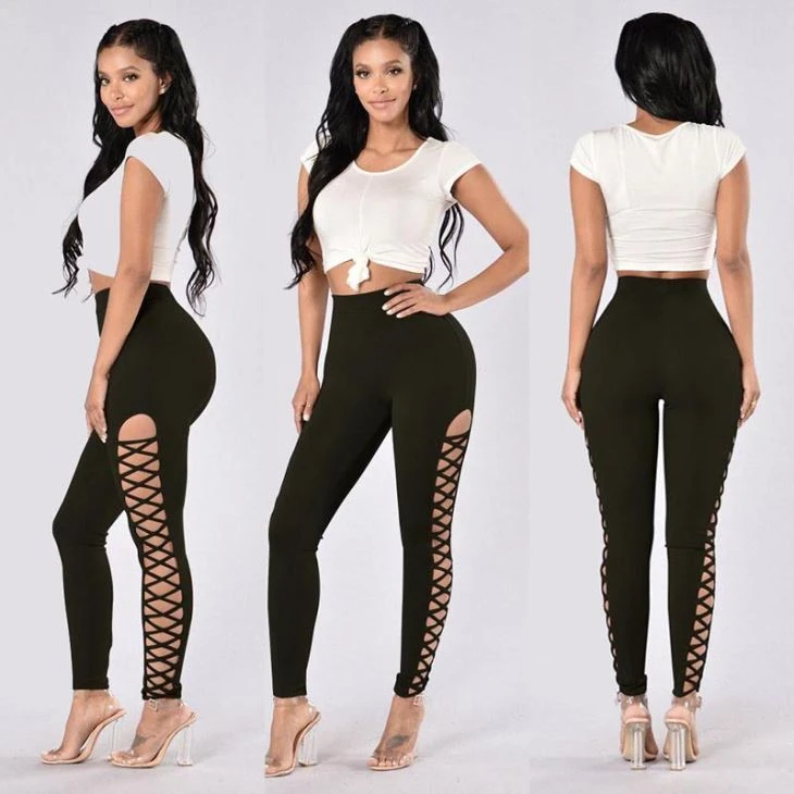 Active Women's Sport Mesh Yoga Leggings