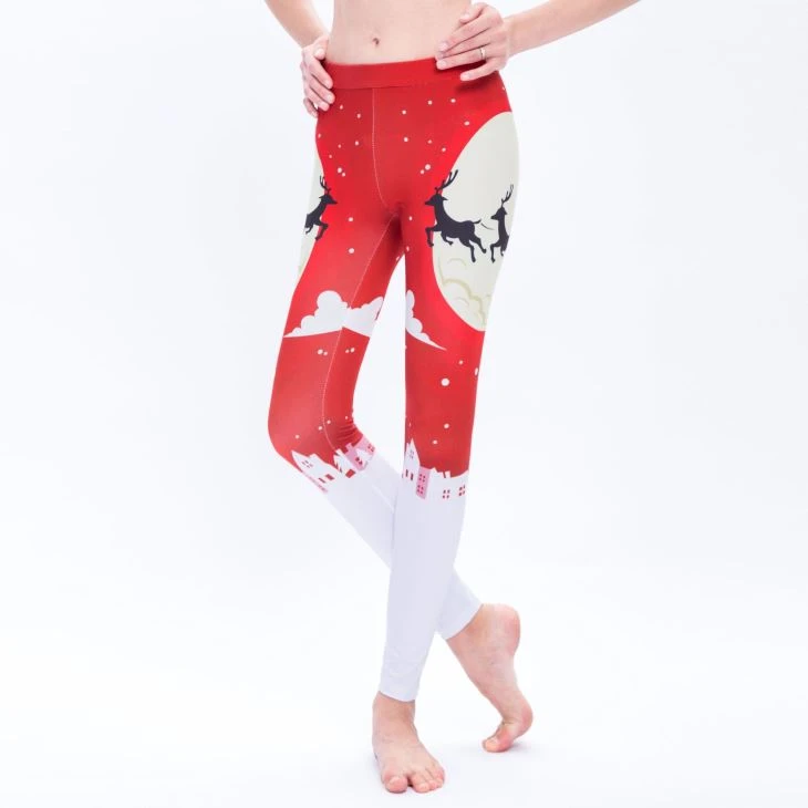 Christmas Gift Printed Yoga Leggings