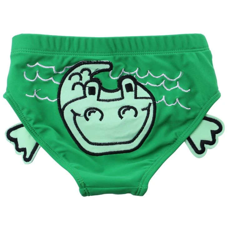 Cute Cartoon Embroidery Swim Beach