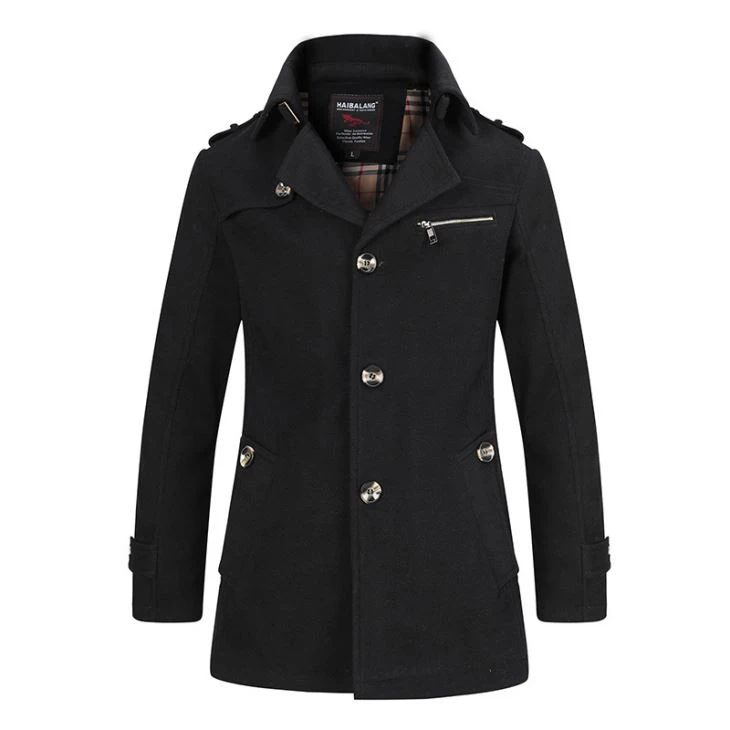 Long Winter Overcoat Jacket For Man