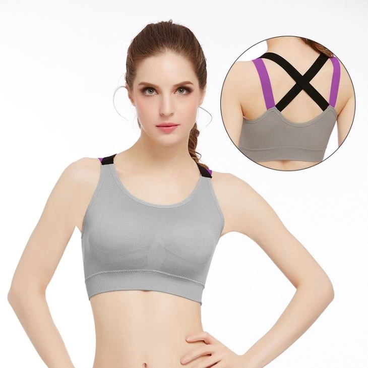 Oem Cotton Sports Bra With Push Up