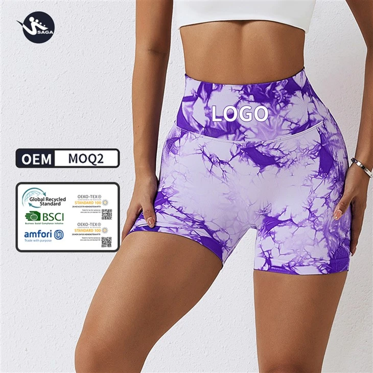 Hot Sales Tie Dye Biker Shorts