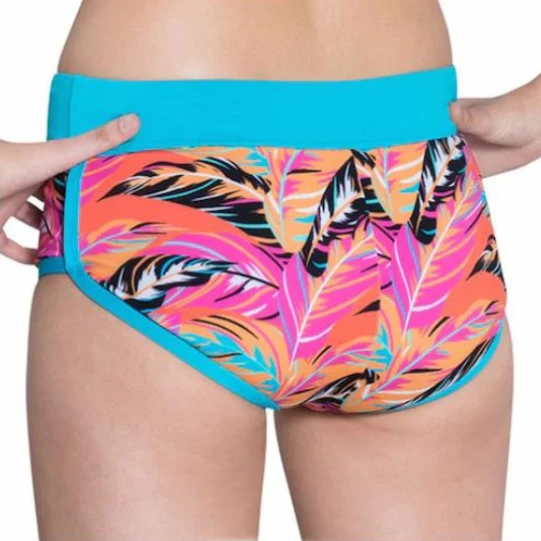 Floral Print Women Swim Shorts