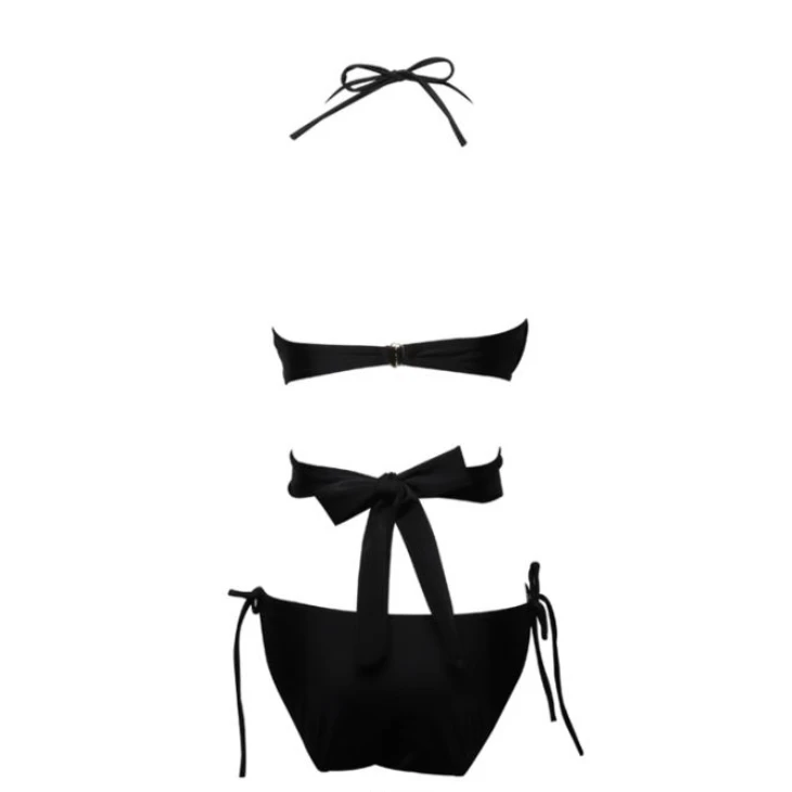 New 2018 Women Sexy Print Swimsuit Lace Bikinis Halter Brazilian Swimwear