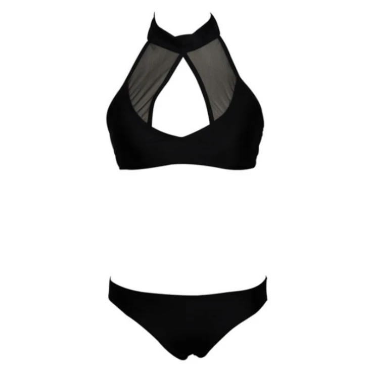 Wholesale Simple Colorful Neoprene Swimwear Hot Sell Bandage Brazilian Bikini