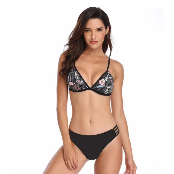 Women Wholesale Digital Print Brazilian Swimwear Girl Crochet Bikini