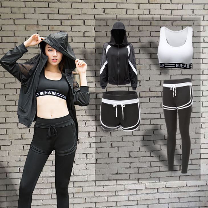 Yoga Sportswear Four-piece Suit