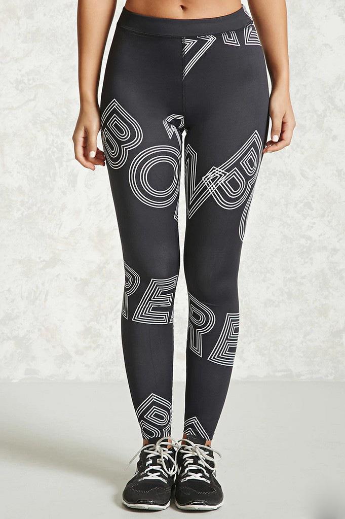 Custom Legging Fitness Clothing Women Printed Leggins Geometric Sport Pants
