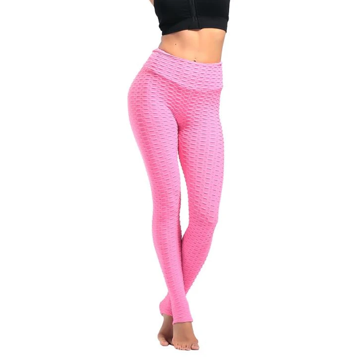 Yoga Sexy Pink Running Tights Training Jogging Gym Sports Leggings