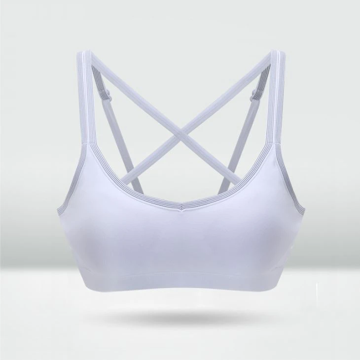 87% Nylon 13% Spandex Yoga Ladies Fitness Wear Women Sports Bra