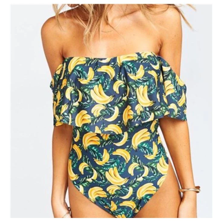 Banana One Piece Swimwear Bikini