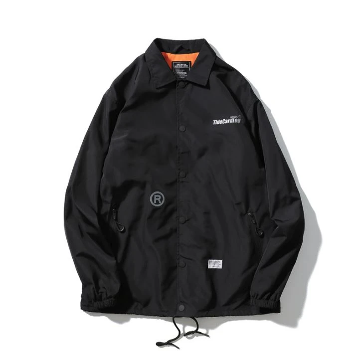 Fashion Black Rain Workman Jacket