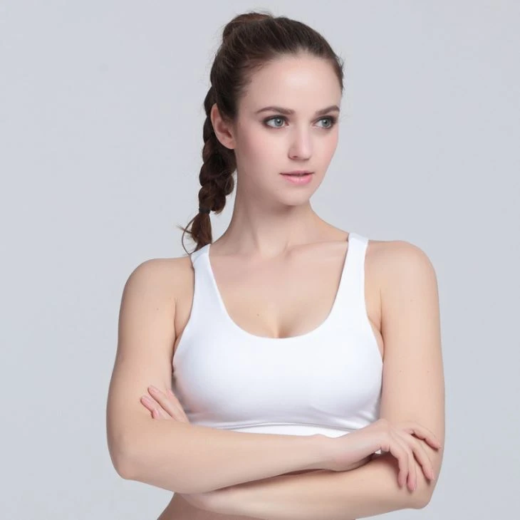 High Impact Racerback Sports Bra Padded Workout Gym Sports Yoga Shirt Bra
