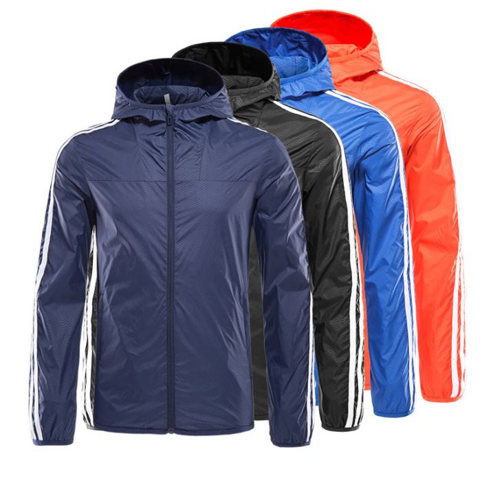 Mens Running Jacket With Hood