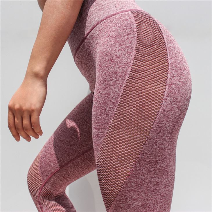 Women Seamless Legging Pink Style