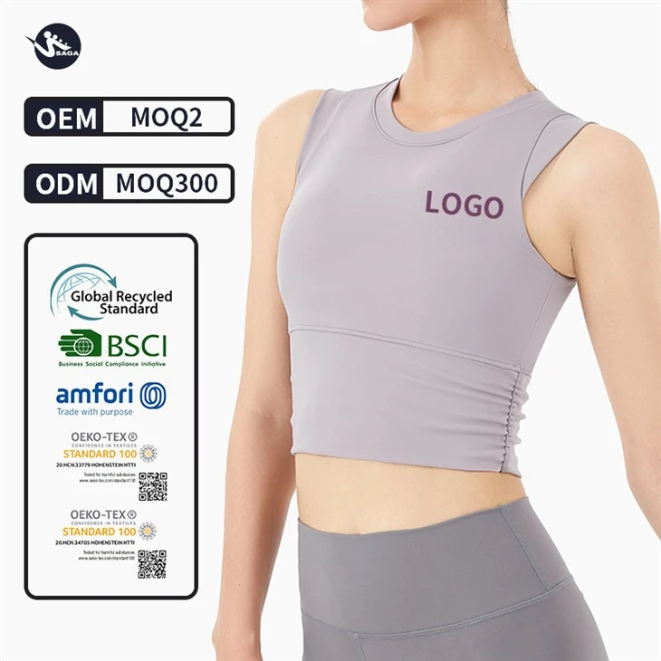 Gym Crew Neck Fitness Exercise Tank Tops