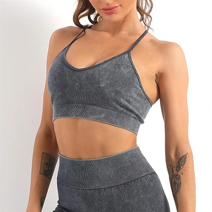 Nude Tube Yoga Sports Bra