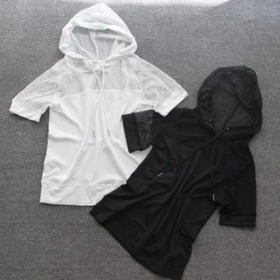 Black Sheer Fitted Long Sleeve Top