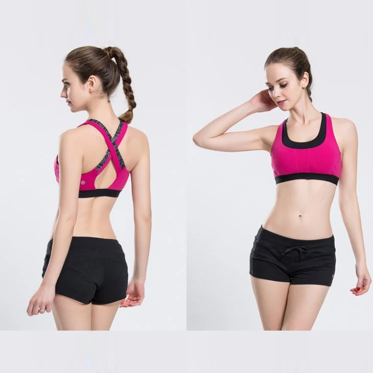 Factory Wholesale Beauty Love Pink Student Sports Bra