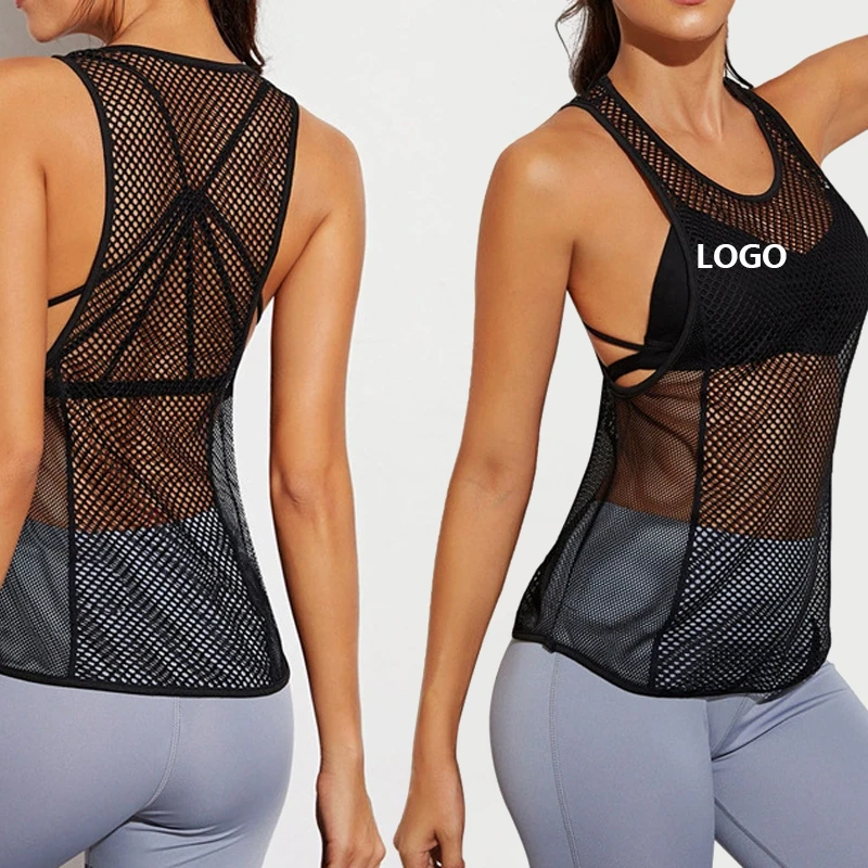 Gym Workout Active Mesh Tank