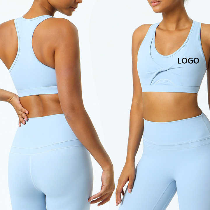 V- Neck Blank Women'S Gym Crop Tank Tops