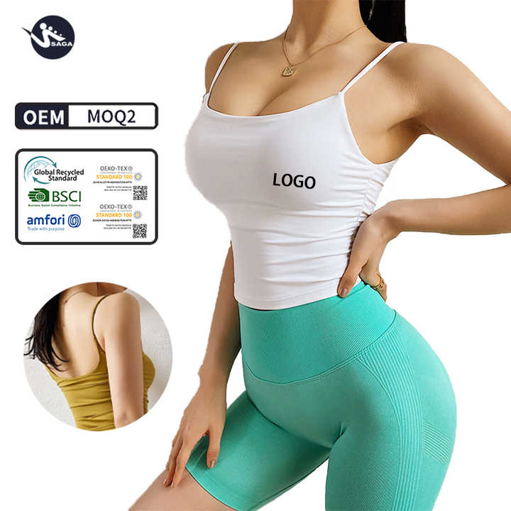 Workout Matte Fabric Sport Bras